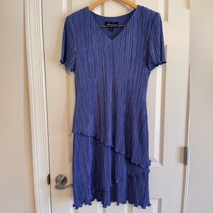 Royal Blue Connected Apparel Dress. Short sleeve. Size 10